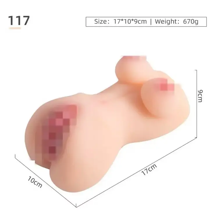 Realistic 3 in1 Boobs Vagina and Anal Male Mas*turbator